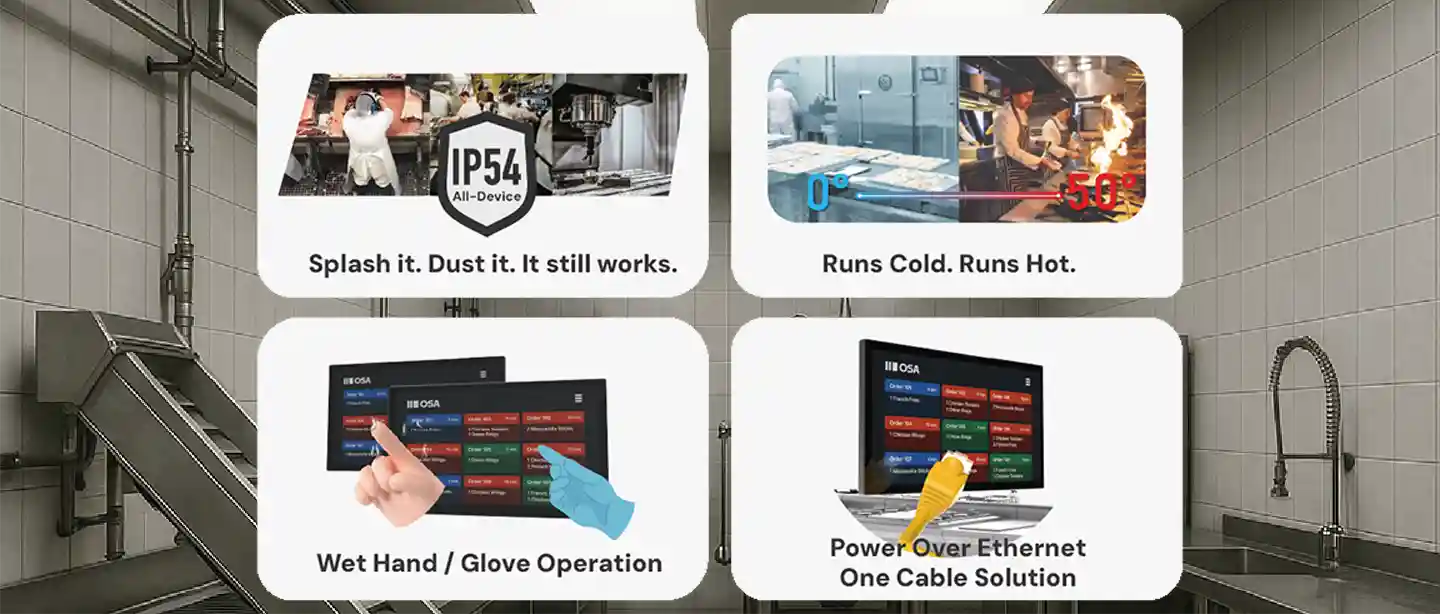 Thiết bị KDS (Kitchen Display System) Giải pháp cho bếp nhà hàng hiện đại